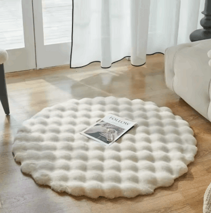 Luxury Bubble-Teppich – Weicher, runder Designerteppich für moderne Wohnräume