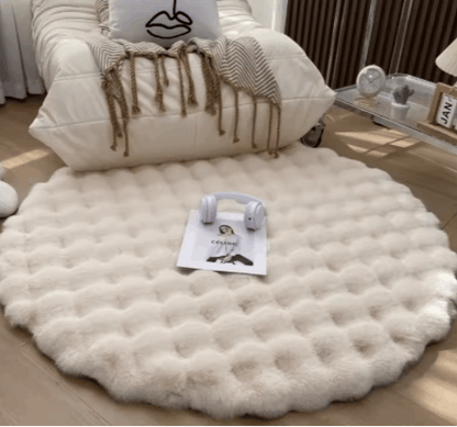 Luxury Bubble-Teppich – Weicher, runder Designerteppich für moderne Wohnräume