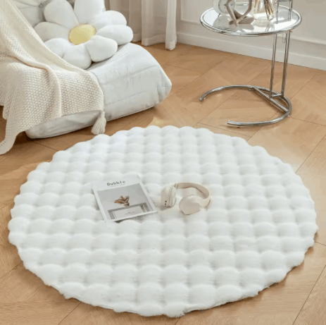 Luxury Bubble-Teppich – Weicher, runder Designerteppich für moderne Wohnräume