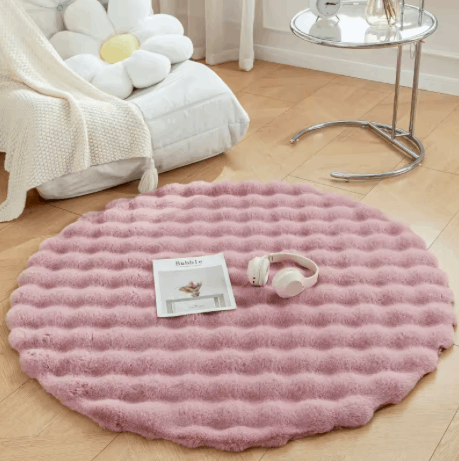 Luxury Bubble-Teppich – Weicher, runder Designerteppich für moderne Wohnräume